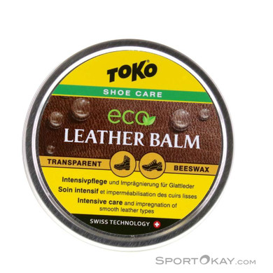 Toko Eco Leather Balm 50g Schuhpflege-Gelb-One Size