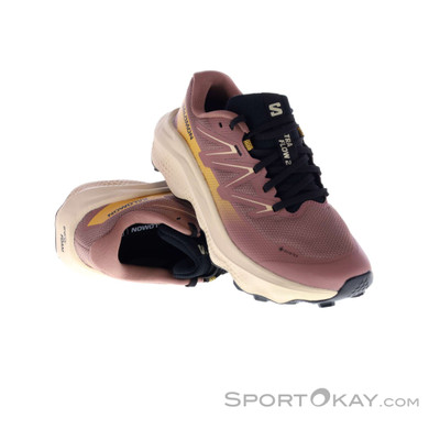 Salomon Ultra Flow GTX Damen Traillaufschuhe Gore-Tex-Pink-Rosa-6,5