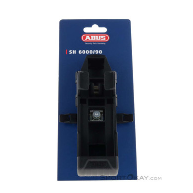 Abus Bordo SH6000 90cm Fahrradschloss Halterung-Schwarz-One Size