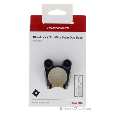 Bontrager XXX/Pro/Elite Blendr Duo-Sockel Lenkerhalterung-Schwarz-One Size