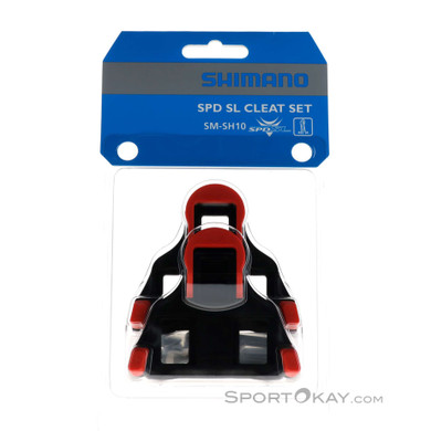 Shimano SM-SH10 0° Pedal Cleats-Schwarz-One Size