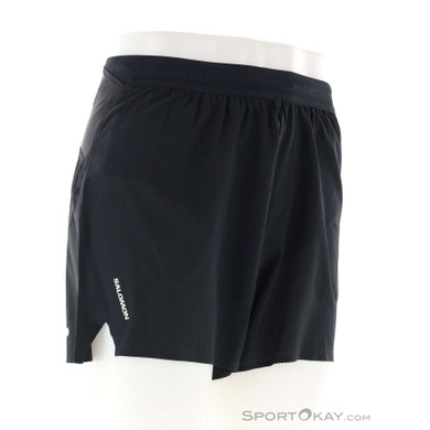 Salomon Sense Aero Stow Herren Laufshort-Schwarz-M