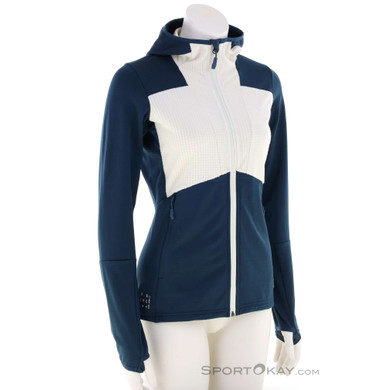 Vaude Monviso Grid Fleece Damen Fleecejacke-Dunkel-Blau-38