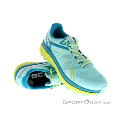 Scarpa Spin Infinity GTX Damen Traillaufschuhe Gore-Tex-Türkis-36,5