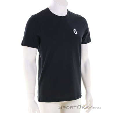 Scott Backprint Herren T-Shirt-Schwarz-M