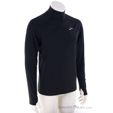Brooks Dash 1/4 Zip 3.0 Herren Sweater-Schwarz-M