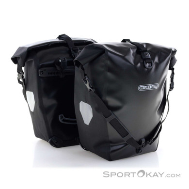 Ortlieb Back-Roller QL2.1 20l Gepäckträgertaschen Set-Schwarz-One Size