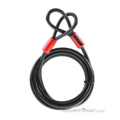 Abus Cobra Stahlkabel 10/300cm Fahrradschloss Zubehör-Schwarz-One Size