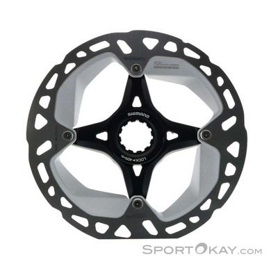 Shimano XT RT-MT800I Ice-Tech 160mm Centerlock Bremsscheibe-Silber-One Size