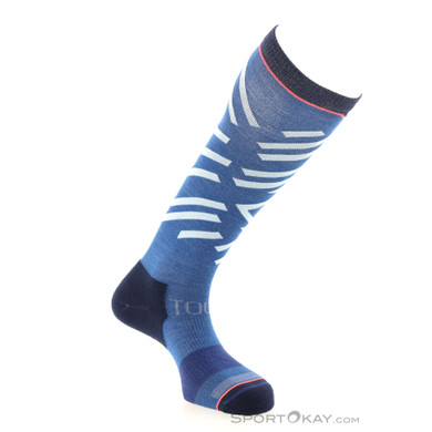 Ortovox Ski Tour Long Damen Skisocken-Blau-39-41