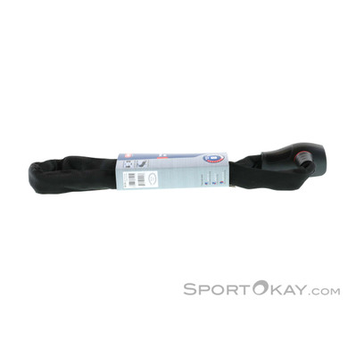 Abus Steel-O-Chain 8807 85cm Fahrradschloss-Schwarz-One Size
