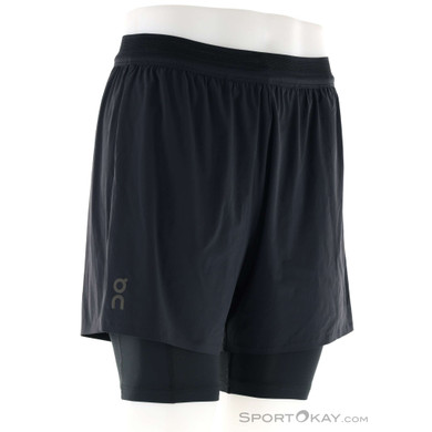 On 5" Performance 2-in-1 Herren Laufshort-Schwarz-M