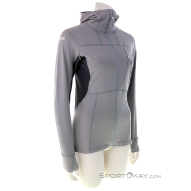 Haglöfs L.I.M Mid Comp Hood Damen Sweater-Hell-Grau-S