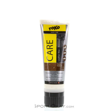 Toko Eco Leather Wax Beeswax 75ml Schuhpflege-Gelb-One Size