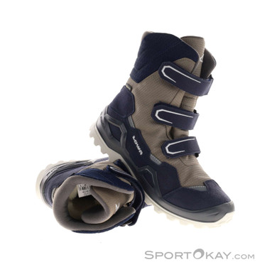 Lowa Milo Evo GTX HI JR Kinder Winterschuhe Gore-Tex-Blau-40