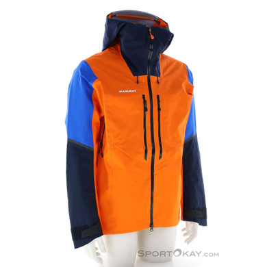 Mammut Nordwand Advanced HS Hooded Herren Outdoorjacke-Orange-XL