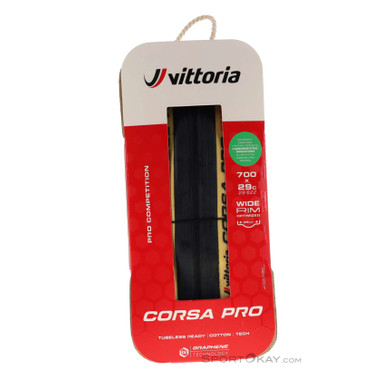 Vittoria Corsa Pro wide rim G2.0 700x29C Reifen-Schwarz-700x29C