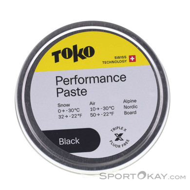 Toko Performance Paste Black 75ml Heisswachs-Schwarz-One Size