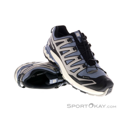Salomon XA PRO 3D V9 GTX Herren Traillaufschuhe Gore-Tex-Hell-Blau-9,5