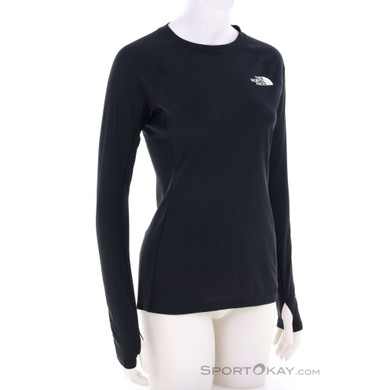The North Face Summit Pro 120 Crew Damen Funktionsshirt-Schwarz-S