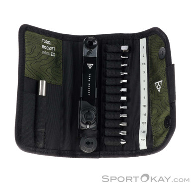 Topeak Torq Rocket Mini EX 2-10NM Drehmomentschlüssel-Schwarz-One Size