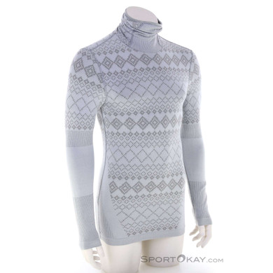 Löffler Rollneck L/S Transtex Warm Retr'x Herren Shirt-Grau-54-56