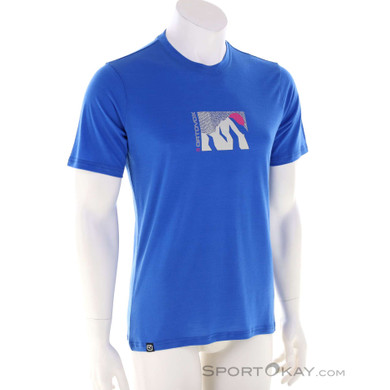 Ortovox 120 Cool Tec Mtn Sun Herren T-Shirt-Blau-M