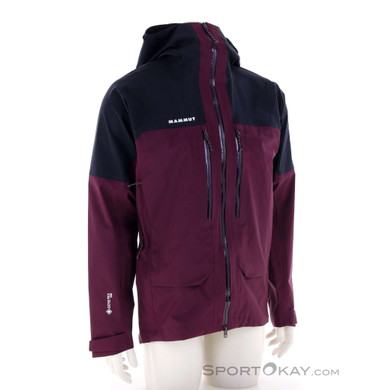 Mammut Crater Pro HS Hooded Herren Outdoorjacke-Dunkel-Rot-M
