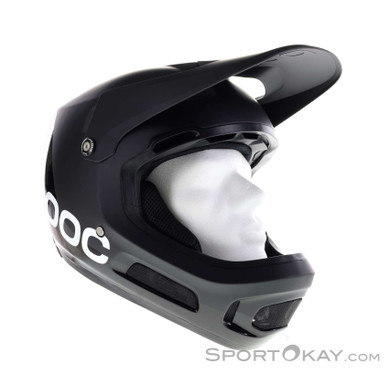 POC Coron Air Mips Fullface Helm-Schwarz-M