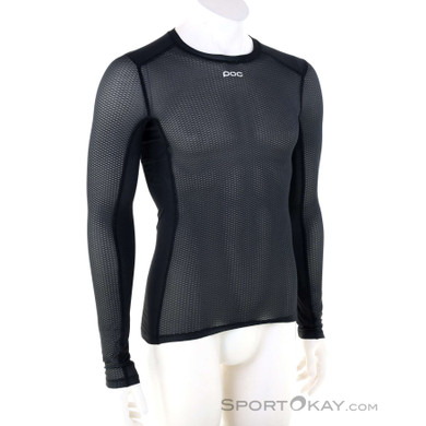 POC Essential Layer L/S Herren Funktionsshirt-Schwarz-M