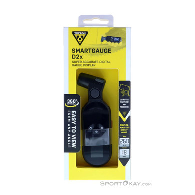Topeak SmartGauge D2X Digital Manometer-Schwarz-One Size