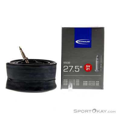 Schwalbe MTB 27,5" SV21 Presta Schlauch-Schwarz-27,5