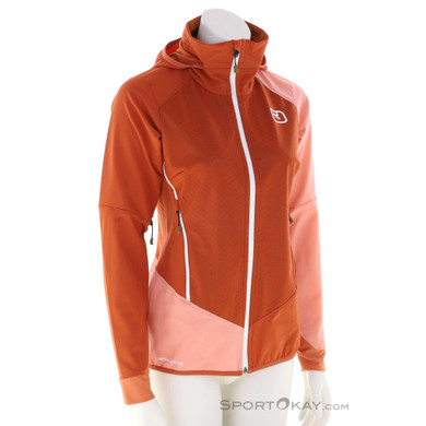 Ortovox Col Becchei Damen Tourenjacke-Orange-XS