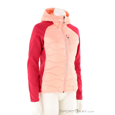 Peak Performance Helium Down Hybrid Hood Damen Outdoorjacke-Rot-S