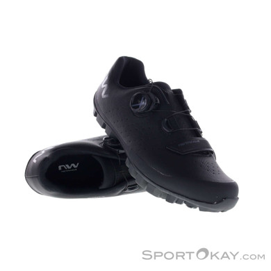 Northwave Hammer Plus Wide Herren MTB Schuhe-Schwarz-43