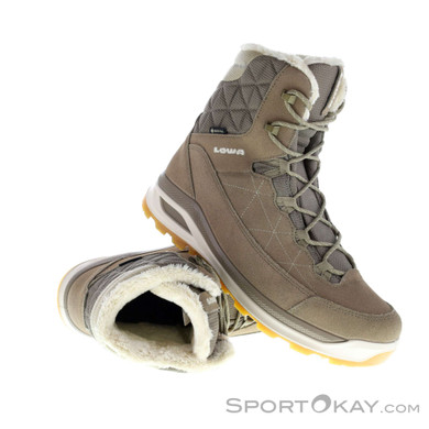 Lowa Ottawa GTX Damen Winterschuhe Gore-Tex-Beige-5,5