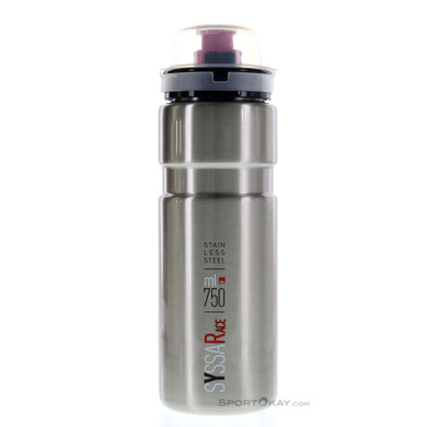 Elite Syssa Race 750ml Trinkflasche-Silber-One Size