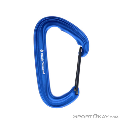 Black Diamond LiteWire Schnappkarabiner-Blau-One Size