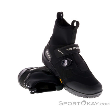 Northwave Multicross+ GTX Herren Winter Fahrradschuhe Gore-Tex-Schwarz-42