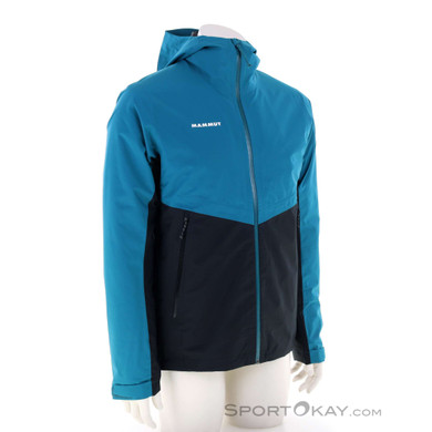 Mammut Alto Light 3 in 1 HS Hooded Herren Isolationsjacke-Türkis-M