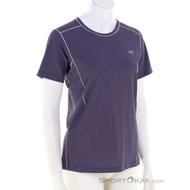 Arcteryx Sunna Crew Damen T-Shirt-Lila-S