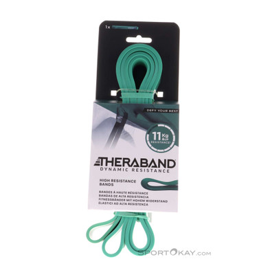 Thera Band Power High Resistance 11kg Fitnessband-Grün-One Size