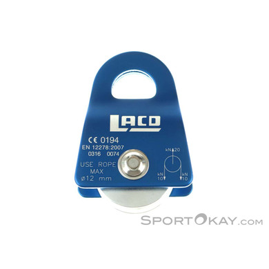 LACD Single Pulley Mobile Small Seilrolle-Blau-One Size