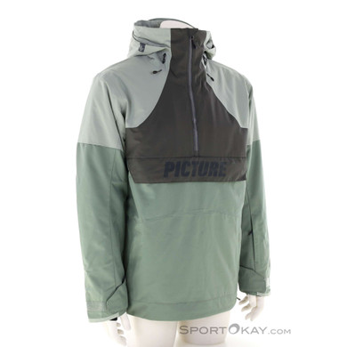 Picture Occan Herren Skijacke-Grün-XS