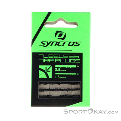 Syncros Tire Plugs 1,5-3,5mm Reparaturset Zubehör-Schwarz-One Size