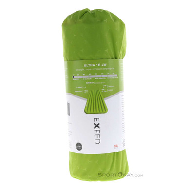 Exped Ultra 1R 197x65cm Isomatte-Hell-Grün-One Size