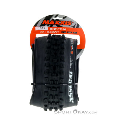 Maxxis Assegai WT 3C MaxxGrip TR DH 29 x 2,50" Reifen-Schwarz-29