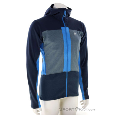 Haglöfs ROC Flash Mid Hood Herren Sweater-Blau-S