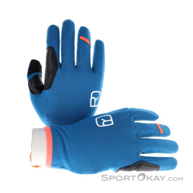 Ortovox Fleece Light Damen Handschuhe-Blau-L