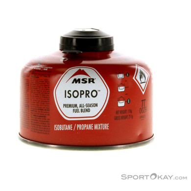 MSR Iso Pro 110g Gaskartusche-Rot-One Size